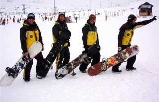 Listos para una jornada de snow